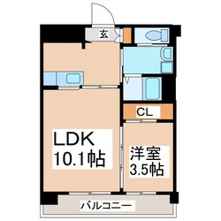 ＬＳ薬園の物件間取画像